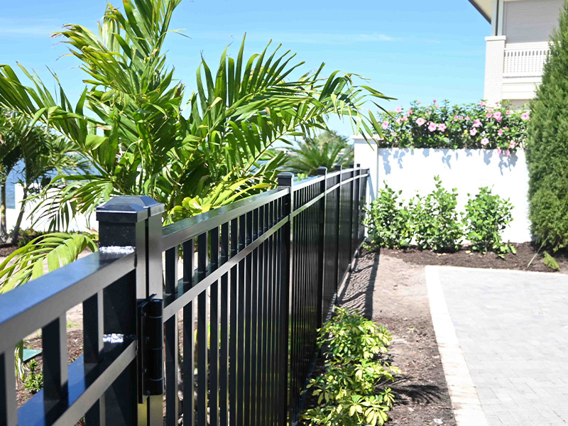 Aluminum fences in Tampa Florida are durable