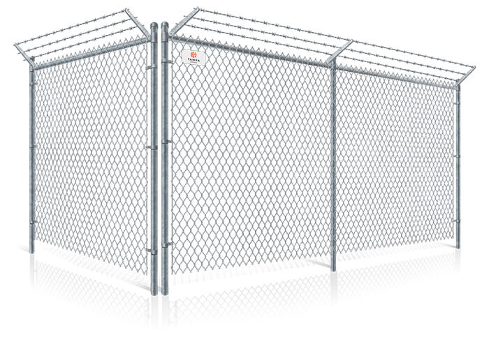 Chain link fencing in Tampa Florida