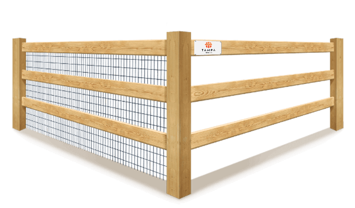 3-rail Farm fence company in the Tampa Florida area