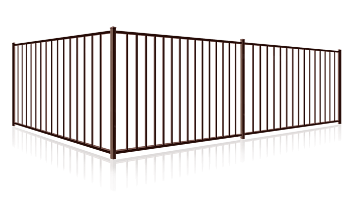 aluminum fence installation for the Tampa Florida area.