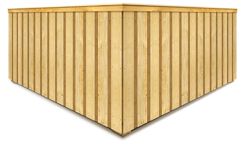 Lutz FL cap and trim style wood fence