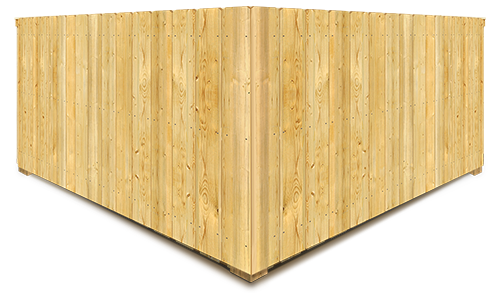 Lutz FL stockade style wood fence