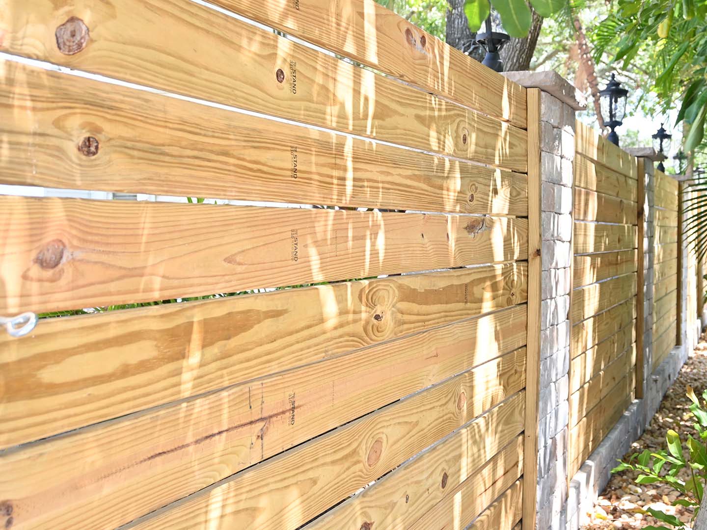 wood fence Seminole Heights Florida