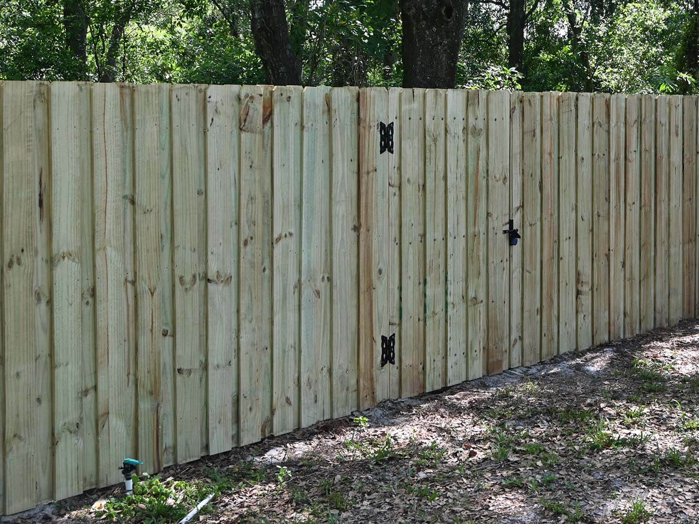 Tampa Florida Wood Fence